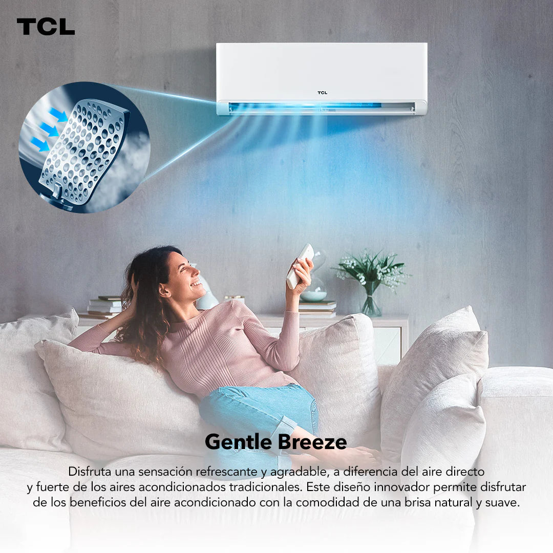 Aire Acondicionado Inverter TCL BreezeIN 12000 BTU WIFI (Instalación incluida)