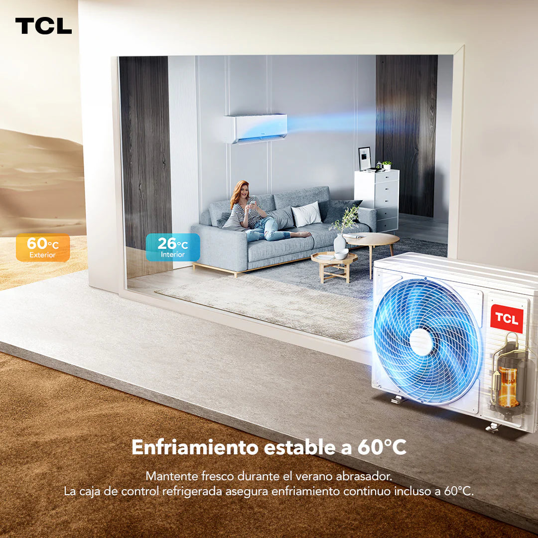 Aire Acondicionado Inverter TCL BreezeIN 12000 BTU WIFI (Instalación incluida)