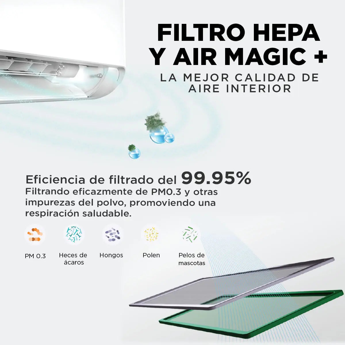 Aire Acondicionado Split Inverter Breezeless Frio-Calor 18000 Btu + Wifi (Instalación incluida)