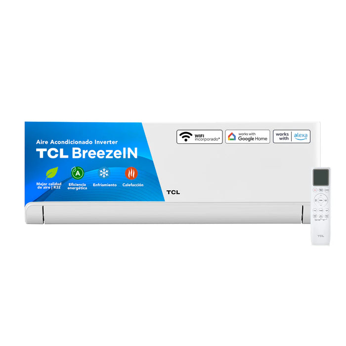 Aire Acondicionado Inverter TCL BreezeIN 9000 BTU WIFI (Instalación incluida)