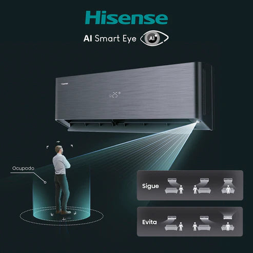 Aire Acondicionado Hisense 12.000 BTU Energy Pro X – Inverter Expert (Instalación incluida)