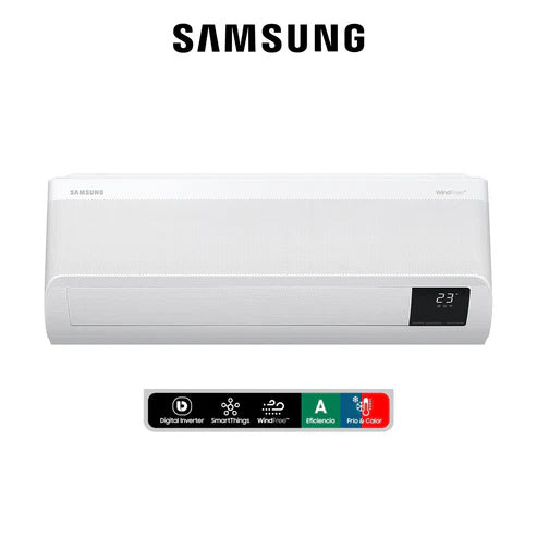 Aire Acondicionado Samsung 9.000 BTU – Wind-Free Wifi (Instalación incluida)