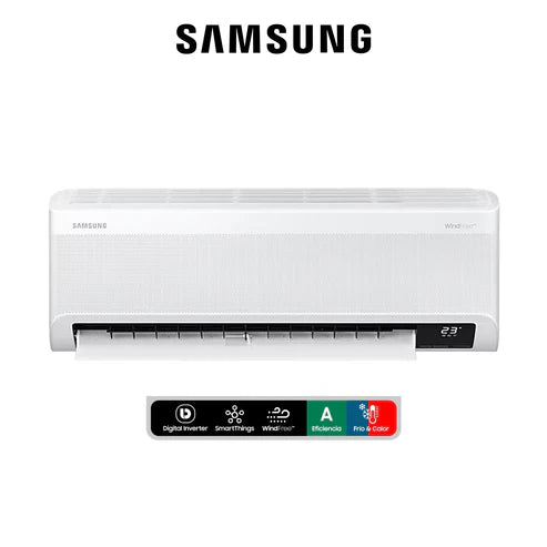 Aire Acondicionado Samsung 9.000 BTU – Wind-Free Wifi (Instalación incluida)