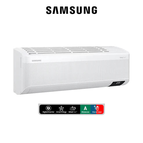 Aire Acondicionado Samsung 9.000 BTU – Wind-Free Wifi (Instalación incluida)