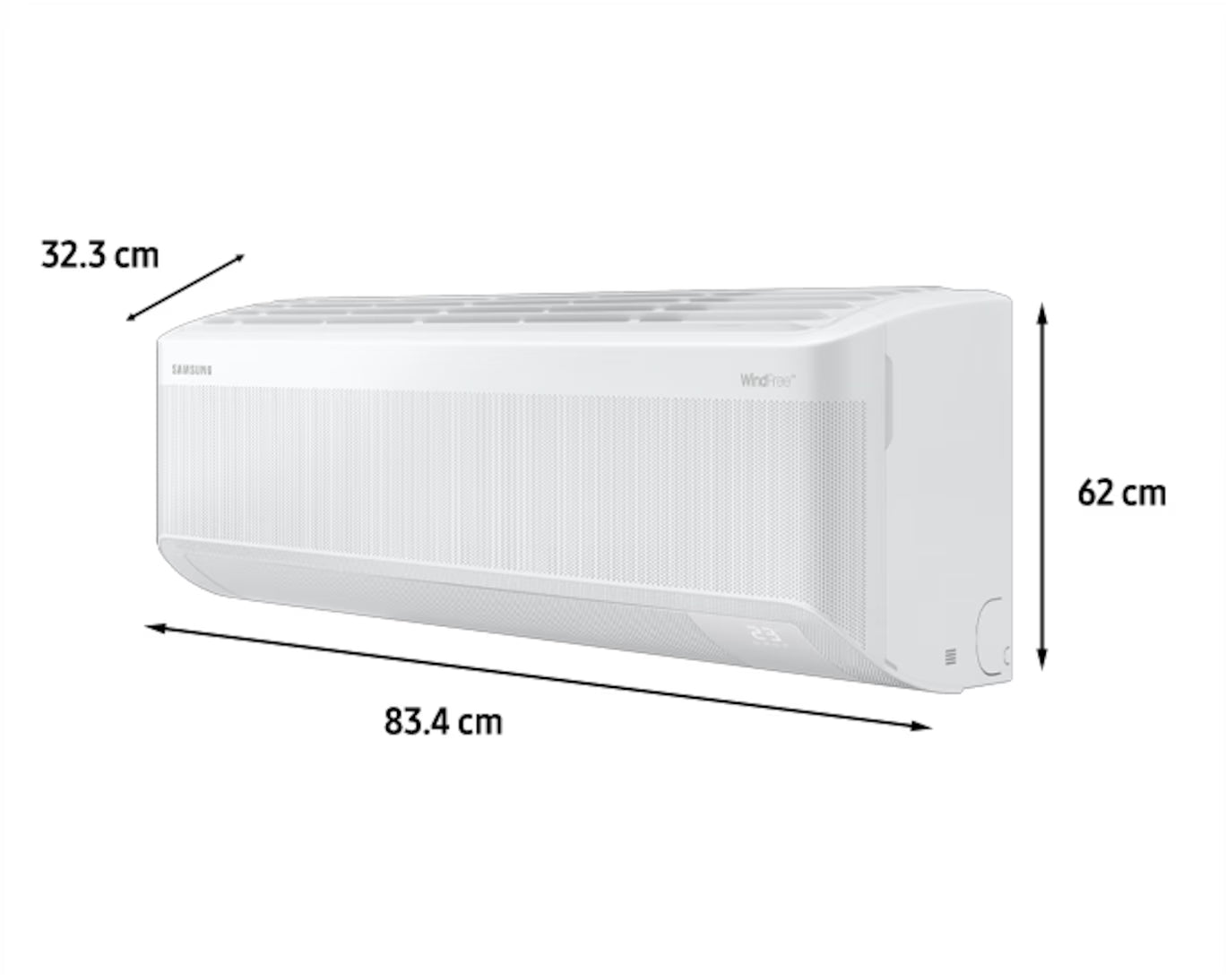 Aire Acondicionado Samsung 12.000 BTU – Wind-Free Wifi (Instalación incluida)