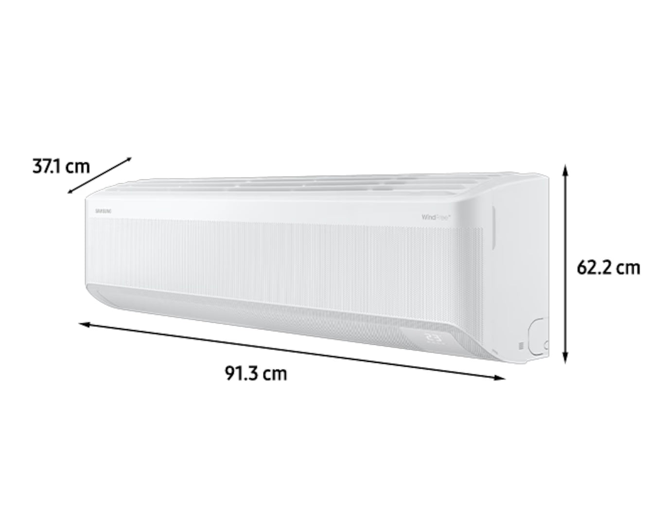 Aire Acondicionado Samsung 24.000 BTU – Wind-Free Wifi (Instalación incluida)
