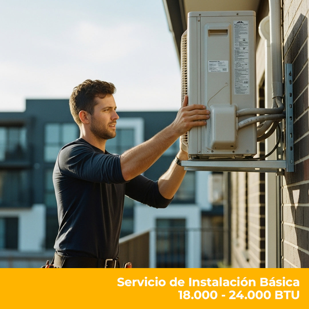 Instalación Básica 18.000 - 24.000 BTU