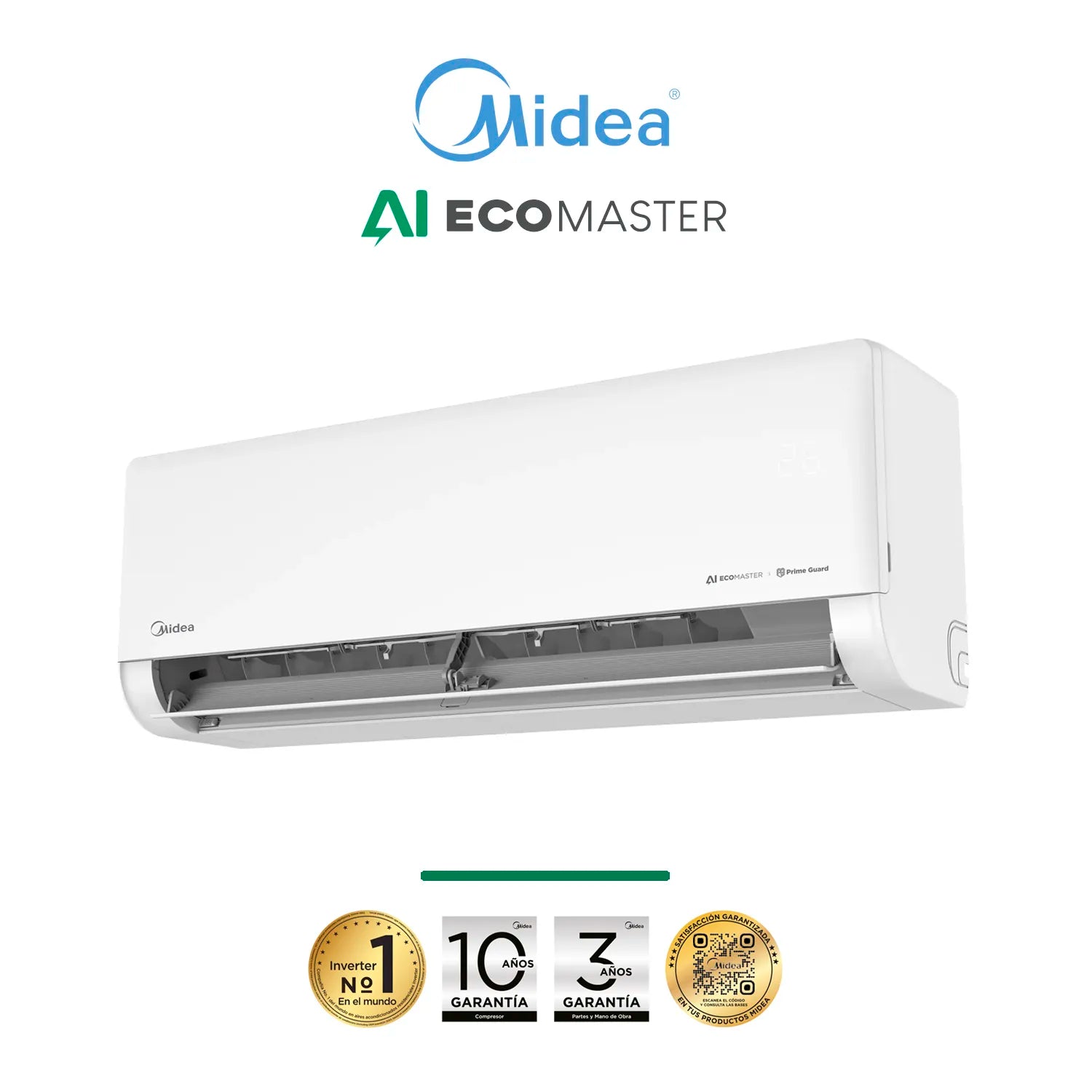 Aire Acondicionado Split Inverter EcoMaster Frio-Calor 24000 Btu + Wifi (Instalación incluida)